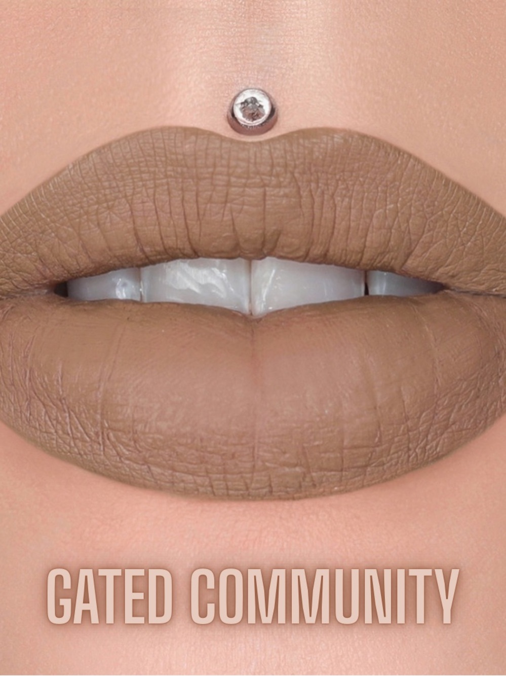 Jeffree Star Gated Community Cool Tan Brown Velour Liquid Lipstick Neutral Soft
